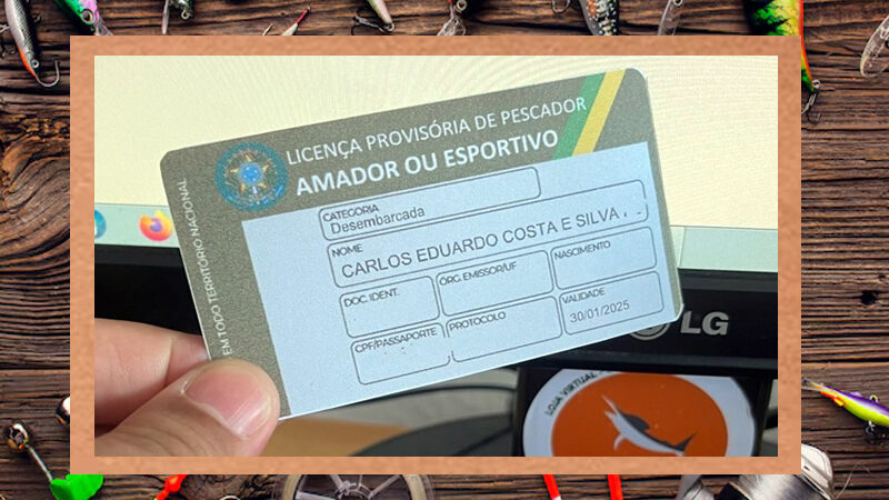 Solicitar Licença de Pescador Amador ou Esportivo (Unificado)