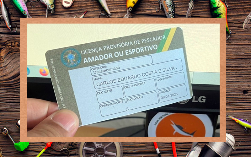 Solicitar Licença de Pescador Amador ou Esportivo (Unificado)