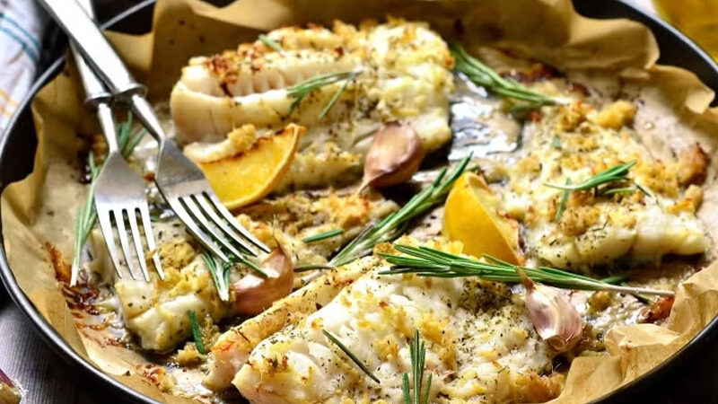 Aprenda a fazer Peixe em Crosta Aromática