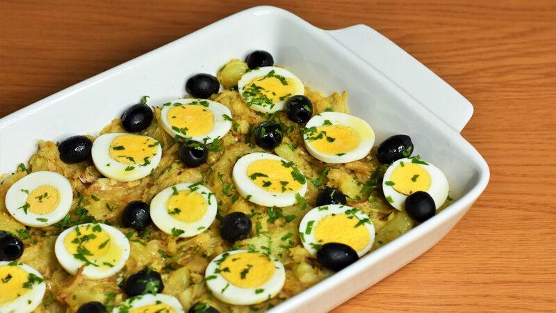 Aprenda a fazer Bacalhau à Gomes de Sá