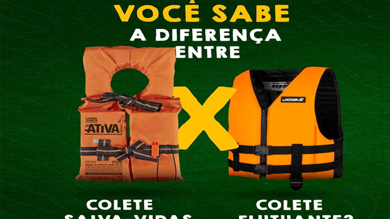 Colete Salva-Vidas vs. Colete Flutuante: Diferenças e Quando Usar Cada Tipo