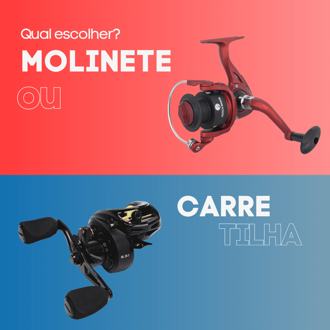 Molinete ou carretilha: saiba como escolher o equipamento certo