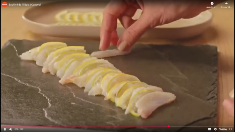 Aprenda a fazer Sashimi de tilápia: receita fresca e refinada