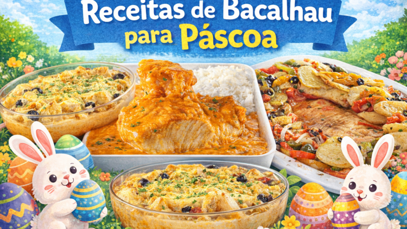 10 receitas especiais de pratos com bacalhau para a Páscoa