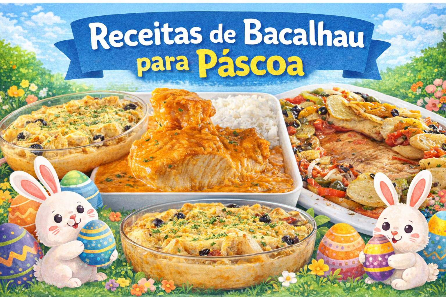 10 receitas especiais de pratos com bacalhau para a Páscoa