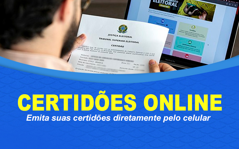 Emita suas certidões Online
