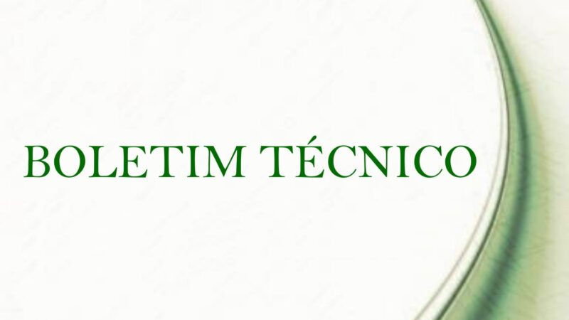Boletins técnicos – ISSN 1678-2291