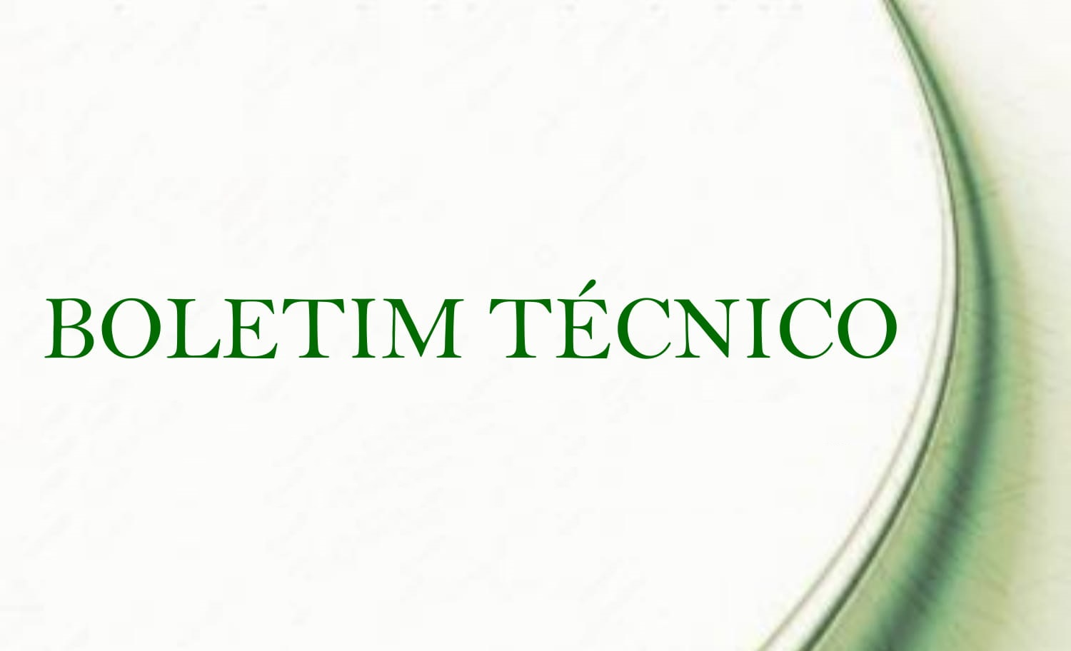Boletins técnicos – ISSN 1678-2291