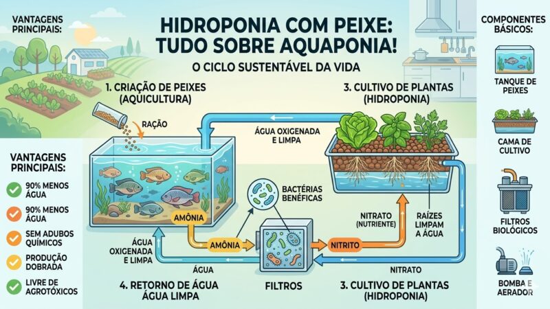 Hidroponia com peixe: tudo o que você precisa saber sobre o assunto!