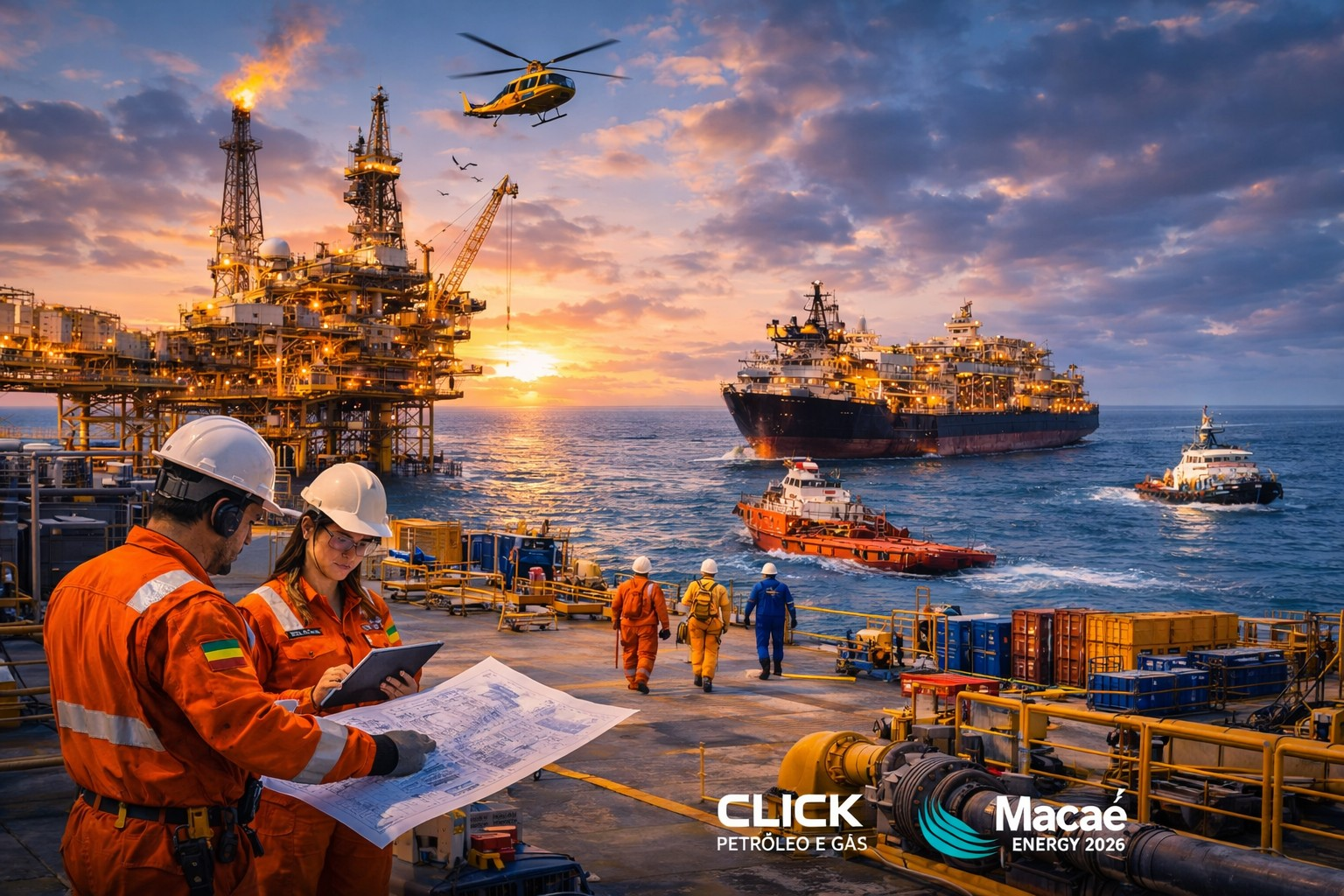Offshore e novas oportunidades de investimentos estarão no centro dos debates do Macaé Energy 2026