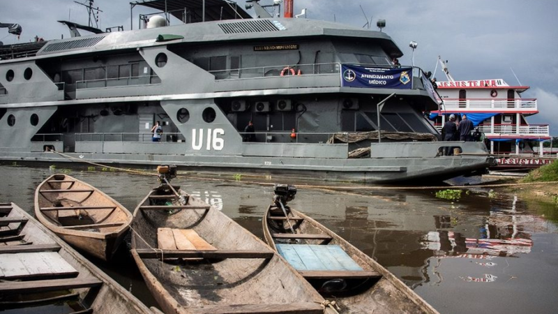 “Navio da esperança” da Marinha já levou atendimento médico a milhares de ribeirinhos em 2026