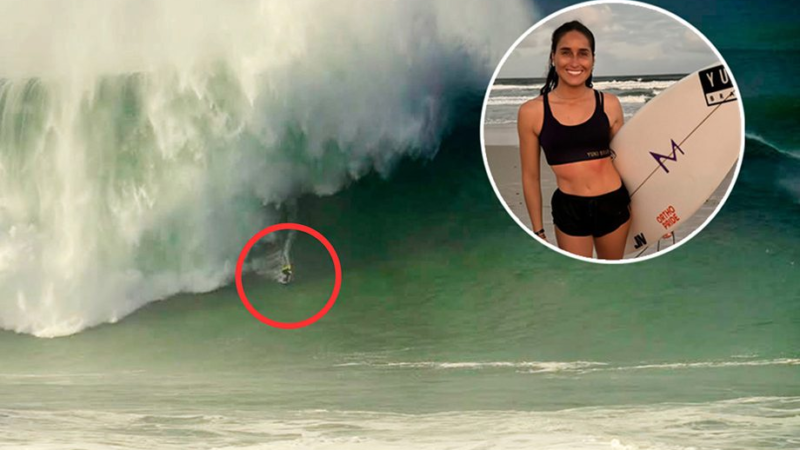 Quase 25 metros de altura: brasileira pode quebrar recorde mundial no surf de ondas gigantes