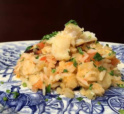 Aprenda a fazer Arroz de bacalhau