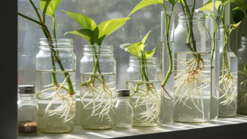 Como propagar a planta Pothos na água: todos os passos que você precisa saber