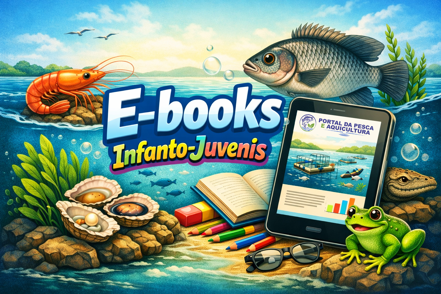 E-books – Conteúdo técnico adaptado para crianças e adolescentes
