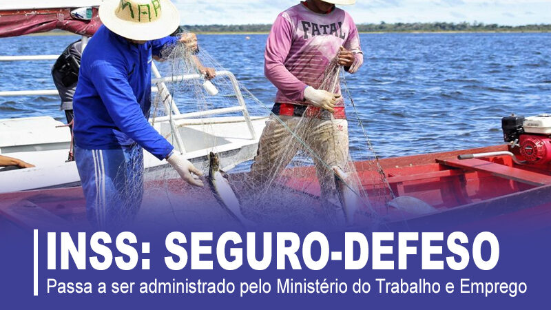 INSS: Seguro-Defeso passa a ser administrado pelo Ministério do Trabalho e Emprego