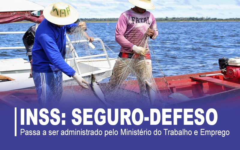 INSS: Seguro-Defeso passa a ser administrado pelo Ministério do Trabalho e Emprego