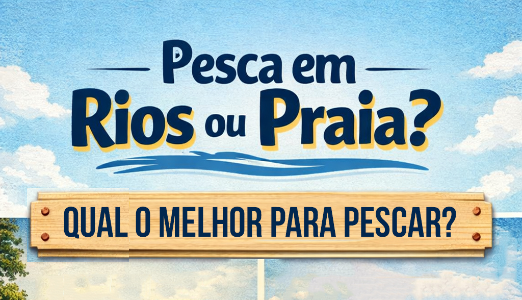 🎣 Pescar na Praia ou no Rio: Especialistas Explicam a Importância do Equipamento Certo