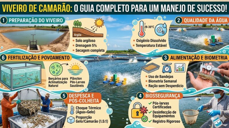 Viveiro de Camarão: O Guia Completo para um Manejo de Sucesso