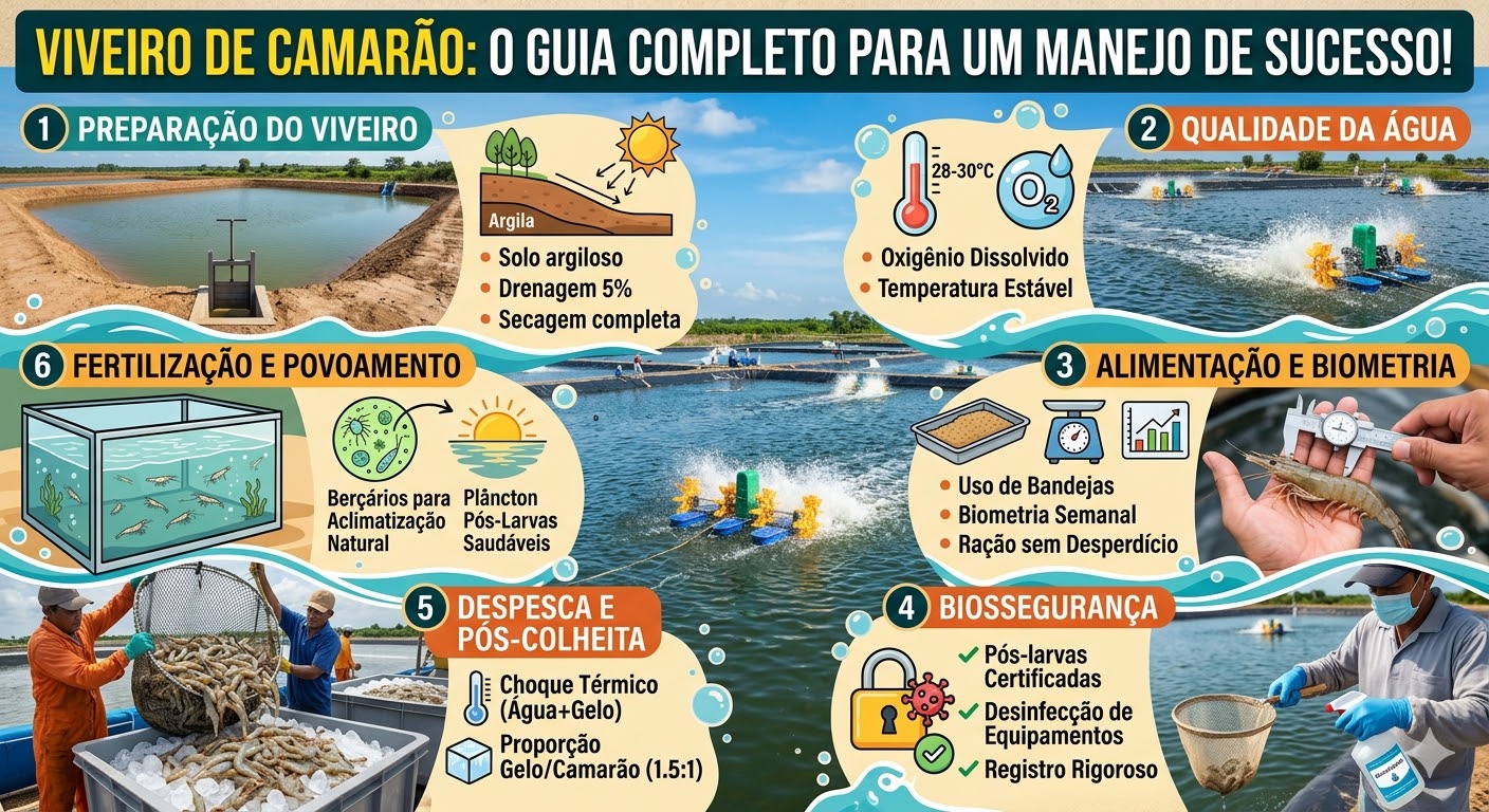 Viveiro de Camarão: O Guia Completo para um Manejo de Sucesso