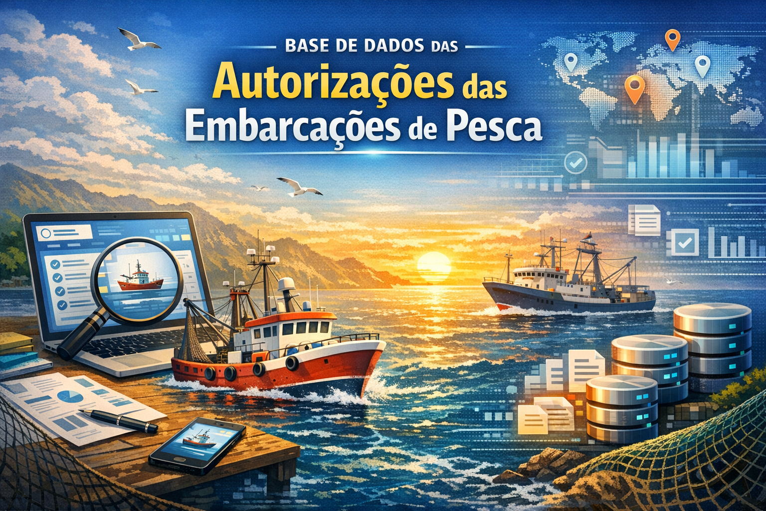 Base de dados das Autorizações das Embarcações de Pesca