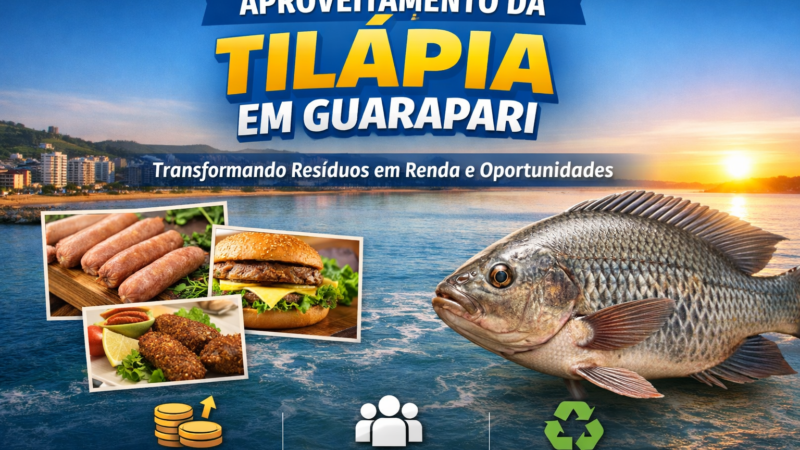 Guarapari aposta no aproveitamento integral da tilápia para gerar renda e reduzir desperdícios