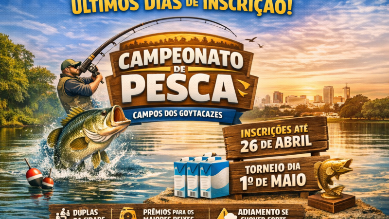 termina nesta segunda as inscrições para o Campeonato de Pesca “Vardo Correa”