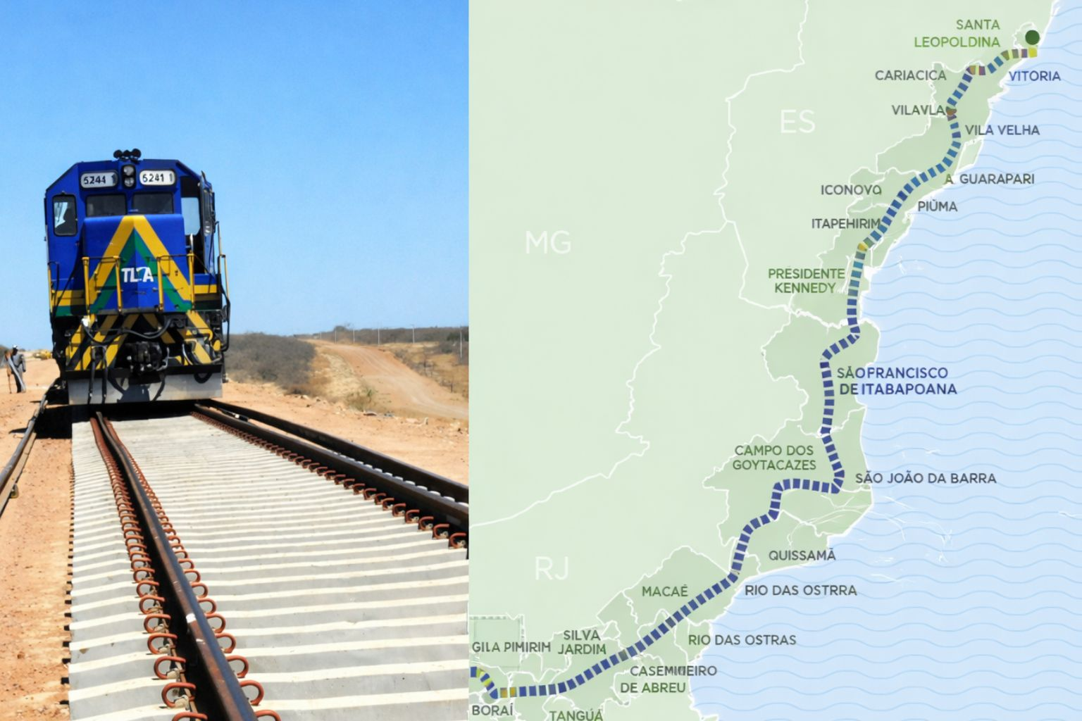 Projeto aprovado pelo governo federal prevê construção de megaferrovia que vai atravessar 24 cidades