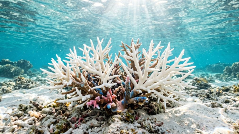 NOAA atualiza alerta global e acende sinal sobre os oceanos: por que o branqueamento de corais voltou ao centro das atenções em 2026?