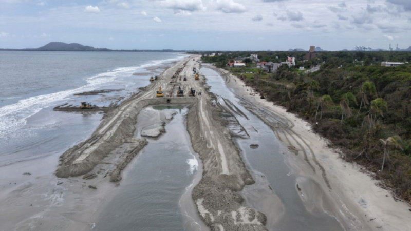 Brasil remove 18 milhões de toneladas de areia do fundo do mar