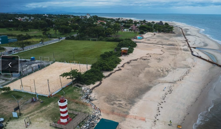 Maior alargamento de praia do Brasil já plantou mais de 25 mil mudas para impedir avanço do mar
