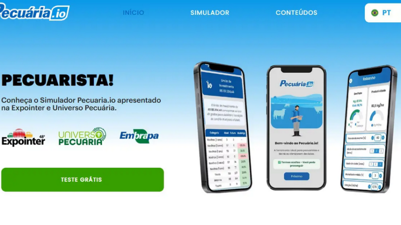 Embrapa lança simulador digital para aumentar lucro da pecuária
