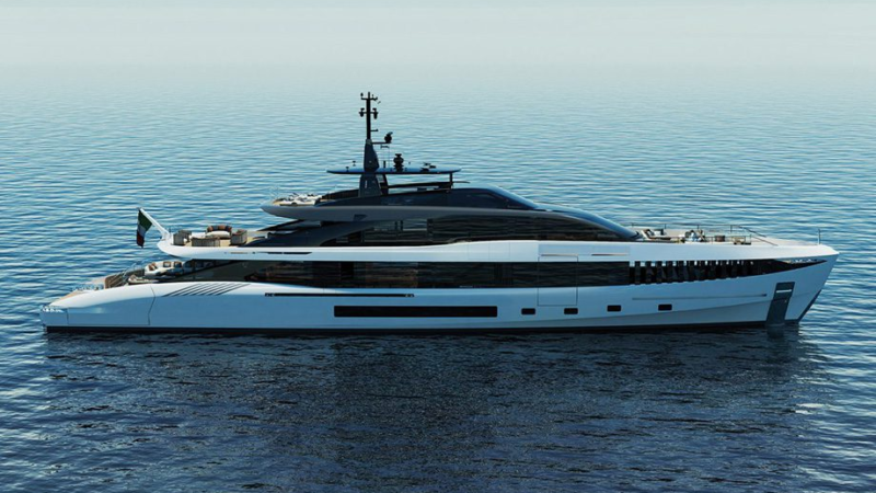 Mangusta GranSport 50 estreia com casa de comando elevada inédita, segundo estaleiro