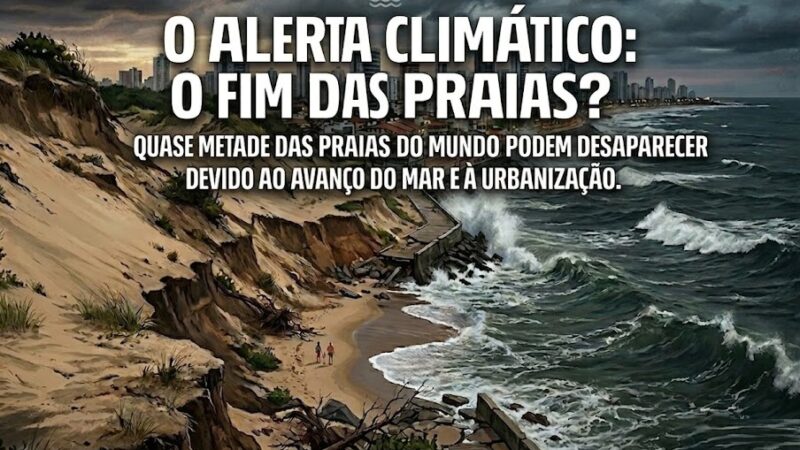 Cientista marinho alerta que quase metade das praias do mundo pode desaparecer