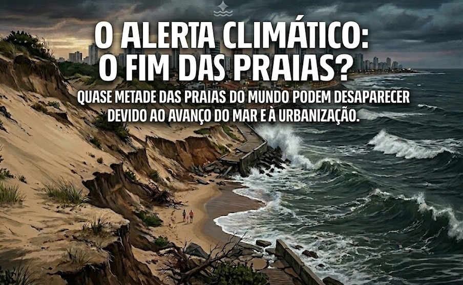Cientista marinho alerta que quase metade das praias do mundo pode desaparecer