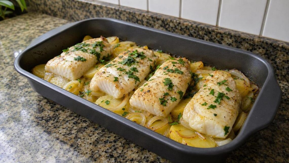 Dicas de Éric Ripert, chef: “O peixe de forno não desmancha se você forrar a assadeira com rodelas grossas de batata e cebola, evitando o contato direto com o metal quente.”
