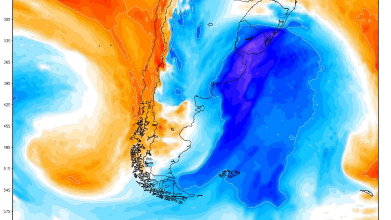 Nova massa de ar frio trará queda de temperatura no Sul e no Sudeste