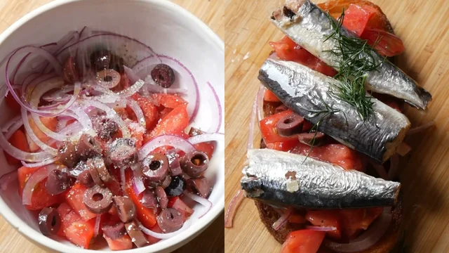Os chefs franceses concordam: sardinhas em lata são boas com umas gotas de limão.