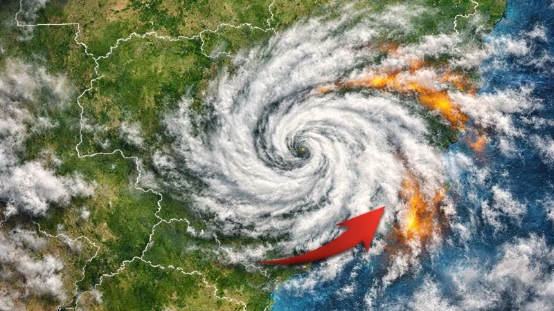 Ciclone e frente fria derrubam temperatura e provocam chuva forte no fim de semana