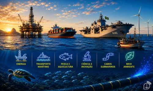 Economia Azul: do petróleo à internet, o impacto invisível do mar no cotidiano dos brasileiros