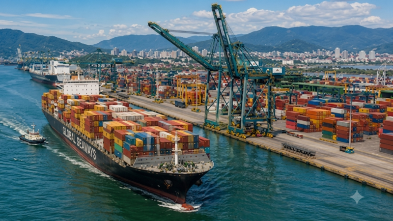 Nova corrida dos armadores leva 349 mil TEUs adicionais à América Latina