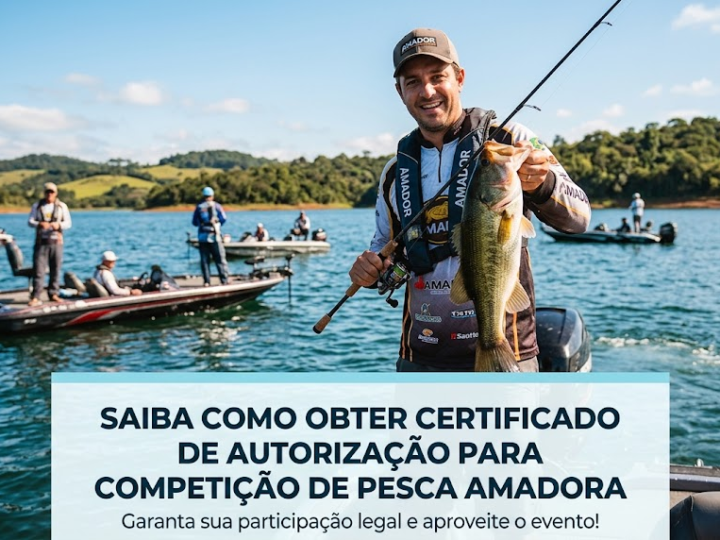 Saiba como obter Certificado de Autorização para competição de pesca amadora