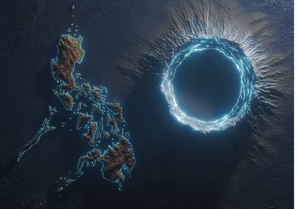 A gigantesca caldeira vulcânica escondida sob o oceano: tem 150 km de diâmetro e é a maior do planeta