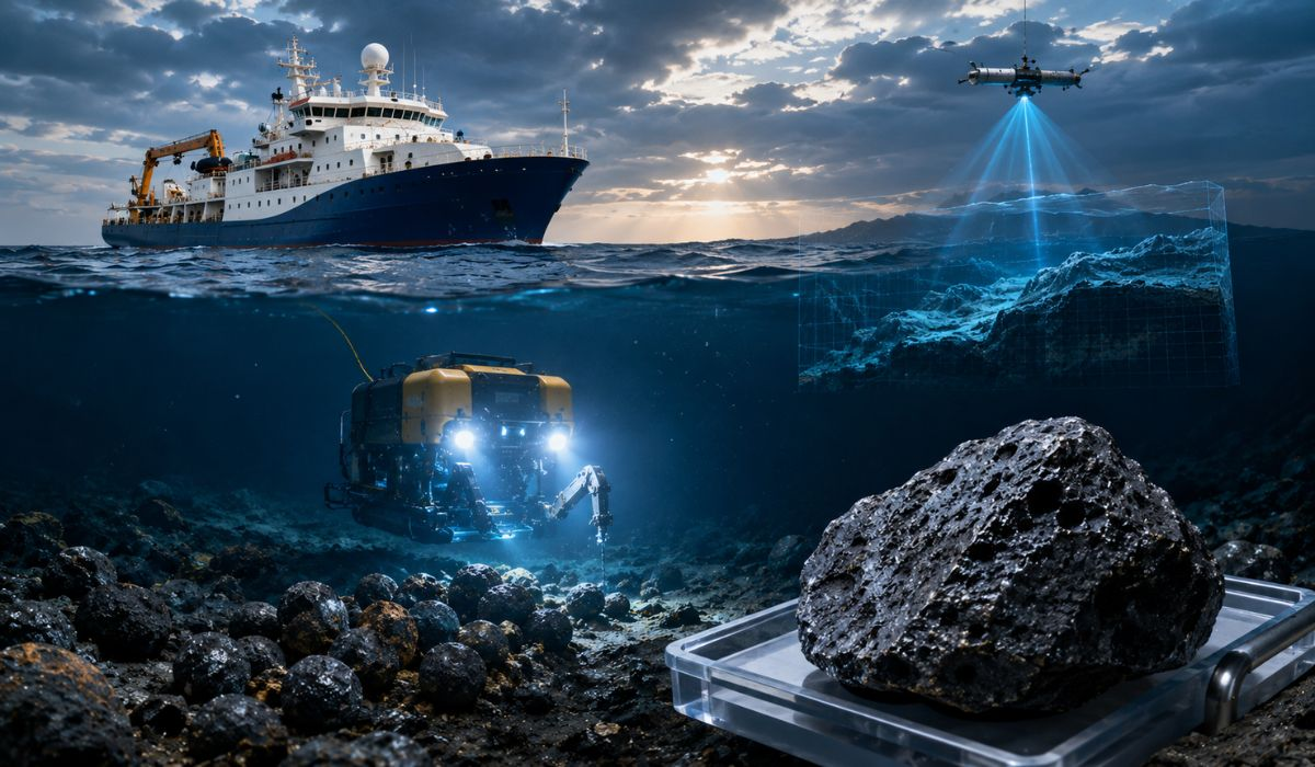 China envia navio ao fundo do Pacífico, encontra minerais raros no leito oceânico
