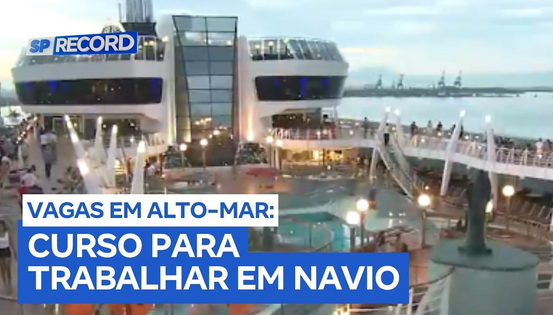 Quer trabalhar em navio de cruzeiro? Projeto abre inscrições para curso gratuito de capacitação