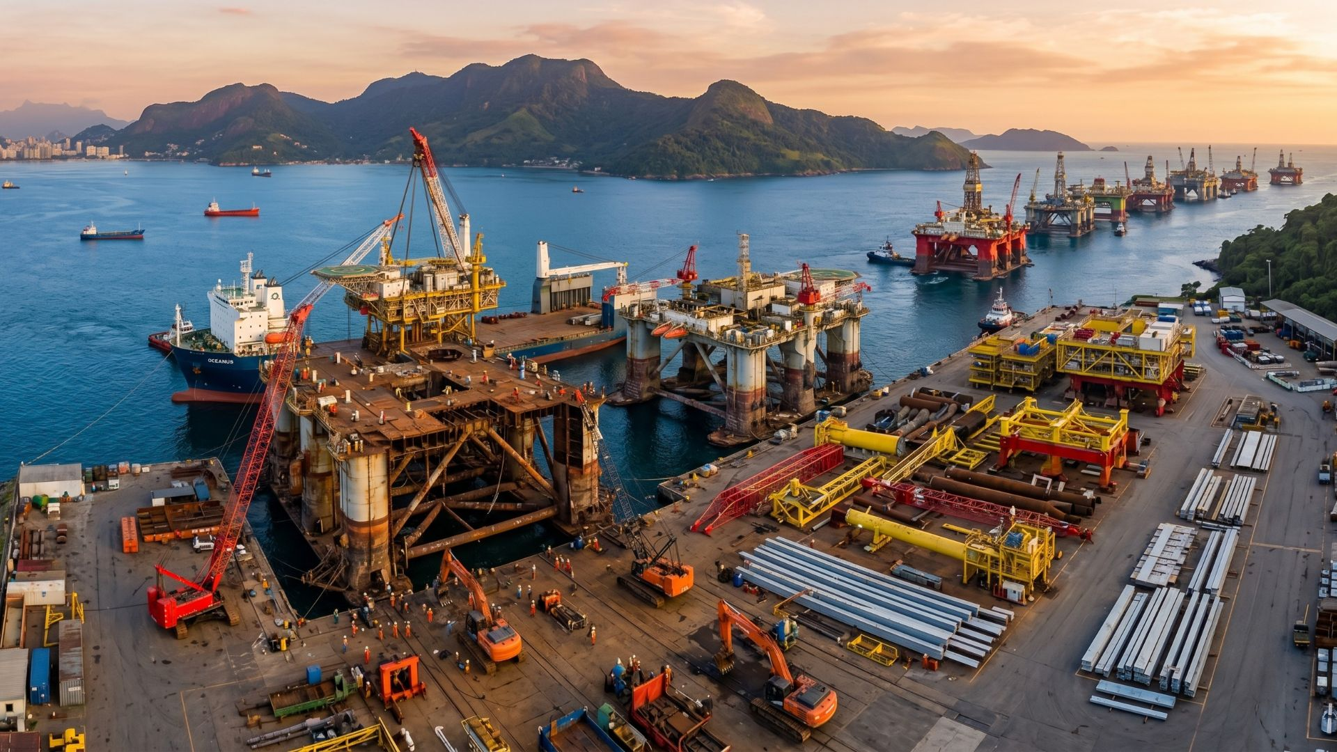 Mais de 40 plataformas da Petrobras entram na fila do descomissionamento e abrem no Brasil uma indústria bilionária de guindastes, navios especiais, corte submarino e reciclagem offshore