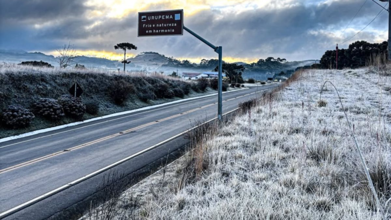 Onda de frio avança e pode quebrar recordes de temperatura; veja até quando o frio permanece