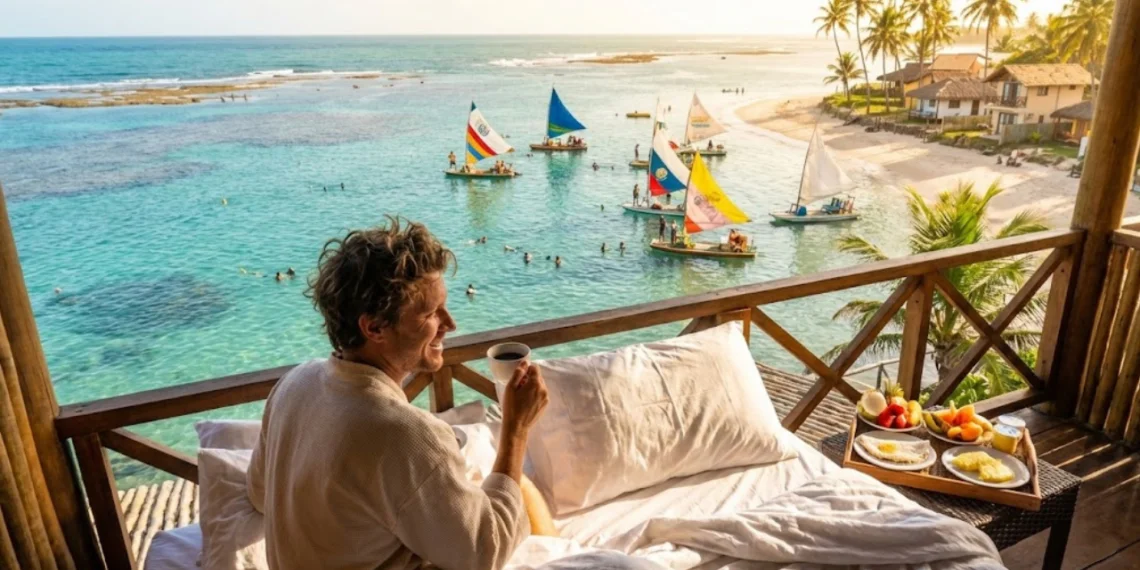Com águas cristalinas naturais, esse paraíso no Nordeste tem recifes de corais protegidos e natureza exuberante perfeita para quem ama o mar