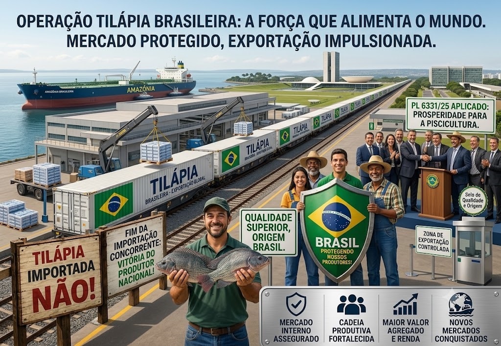 Comissão aprova proibição da importação de tilápia para proteger produção nacional