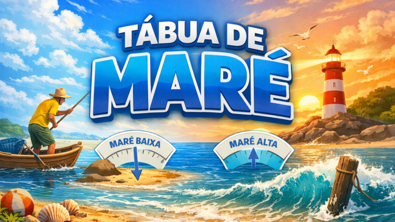 TABUA DE MARÉ – JULHO 2026